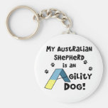 Chien australien Keychain d'agilité de berger Porte-clés