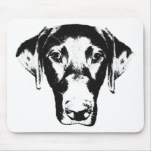 Chien chanceux tapis de souris