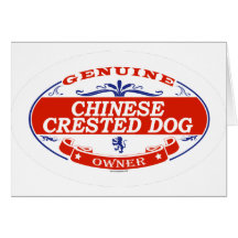 Chien crêté chinois cartes