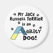 Chien d'agilité de Jack Russell Terrier Aimant