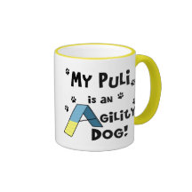 Chien d'agilité de Puli Mugs