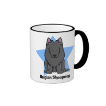 Chien de berger de Belge d'étoile de Kawaii Tasse À Café