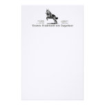 Chien de berger de papier à lettres