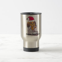 Chien de bonne année tasse à café
