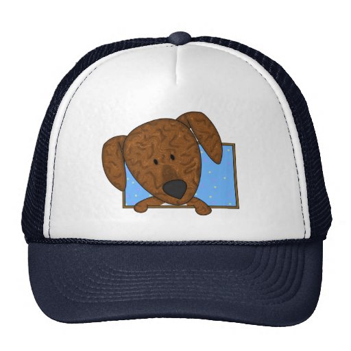 Chien de Plott encadré de bande dessinée Casquette