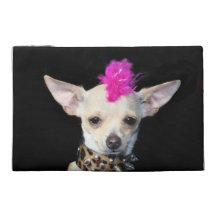 Chien de punk de chiwawa trousses de voyage