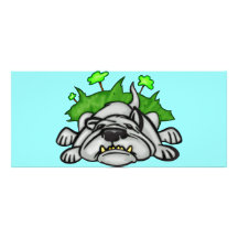 Chien de sommeil double cartes customisées