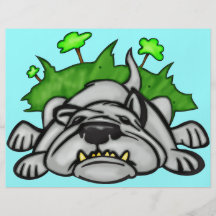 Chien de sommeil tract personnalisé