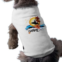 Chien de surfer ! manteaux pour toutous