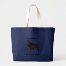 Chien de Terre-Neuve le géant doux Sacs En Toile