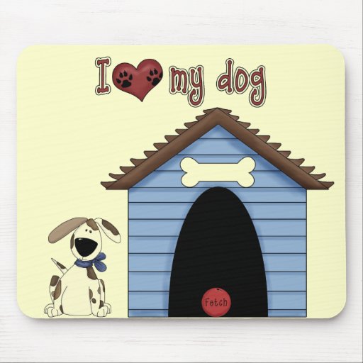 Chien de thème d'animal familier, Chambre, boule,  Tapis De Souris