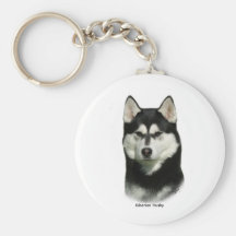 Chien de traîneau sibérien porte-clef