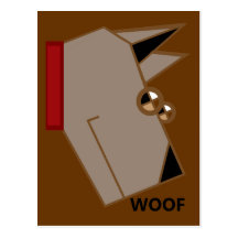 chien de trame cartes postales