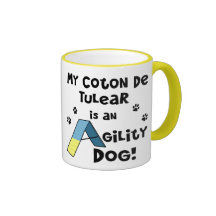 Chien de Tulear Agility de coton Tasse À Café
