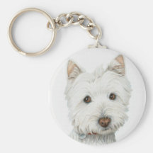 Chien de Westie Porte-clef