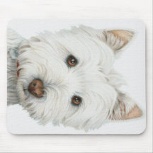 Chien de Westie Tapis De Souris