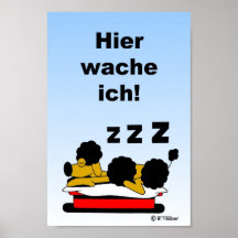 Chien dormant posters