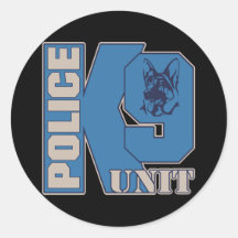 Chien d'unité de la police K9 Autocollants