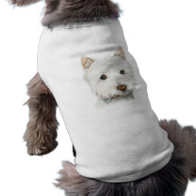 Chien en pastel de Westie T-shirt Pour Toutou