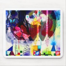 CHIEN ET BUTTERFLY.jpg Tapis De Souris
