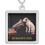 Chien et phonographe bijouterie personnalisée