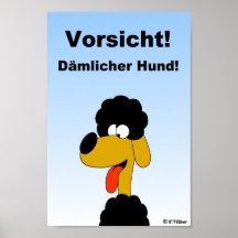 Chien idiot posters