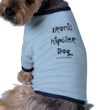 Chien ironique de hippie, chemise 2 d'animal famil manteaux pour animaux domestiques