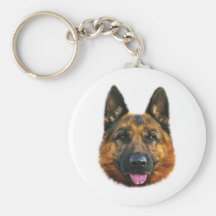 Chien K-9 alsacien de berger allemand Porte-clef