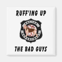 Chien policier K9 Magnets