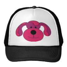 Chien pourpre casquette