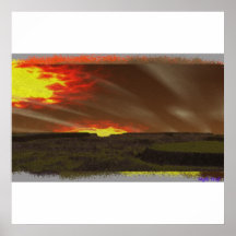 CHIEN UN DE PRARIE POSTERS