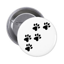 chienchien mignon noir de pattes de chien pin's avec agrafe
