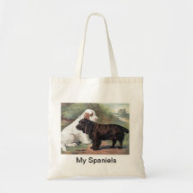 chiens de champ d'épagneuls d'animaux de chien sacs fourre-tout