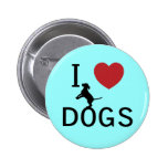 chiens du coeur i pin's
