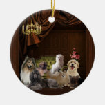 Chiens et ornement de chiots