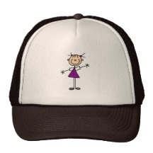 Chiffre chapeau de bâton de fille casquette