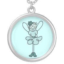 Chiffre collier turquoise de bâton d'ange