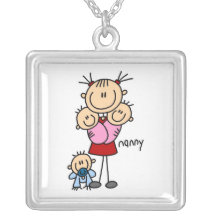 Chiffre de bâton de bonne d'enfants collier