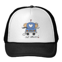 Chiffre de bâton juste marié casquette de camionneur