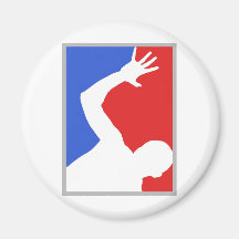 Chiffre d'homme de maire League ! conception exclu Magnets