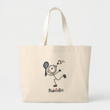 Chiffre T-shirts et cadeaux de bâton de badminton Sac