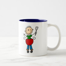 Chiffre T-shirts et cadeaux de bâton de Barbequein Tasse