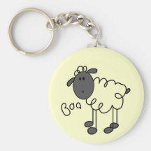 Chiffre T-shirts et cadeaux de bâton de moutons Porte-clef