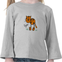 Chiffre T-shirts et cadeaux de bâton de tigre