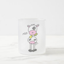 Chiffre T-shirts et cadeaux de bâton de vache Tasse À Café