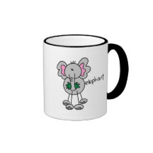 Chiffre T-shirts et cadeaux de bâton d'éléphant Tasse
