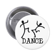 Chiffres de bâton de danse pin's avec agrafe