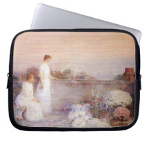 Childe Hassam - crépuscule Housse Ordinateur Portable