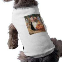 Childe Hassam - la femme vend des fleurs T-shirts Pour Animaux Domestiques