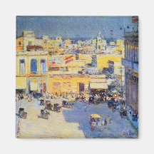 Childe Hassam - La Havane Cuba Magnets Pour Réfrigérateur